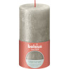Pillar candle D6.8 h-13cm 60h RUSTIC champagne