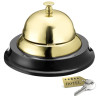 Table bell D 12cm, h-7.5cm, NOBEL, golden