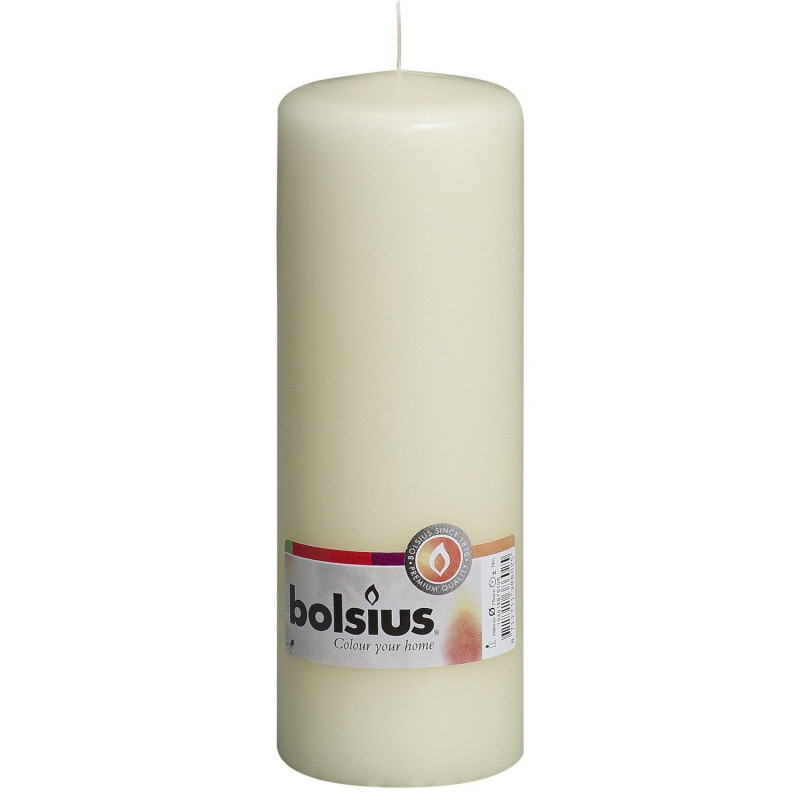 Candle cylinder D7cm h-20cm ivory