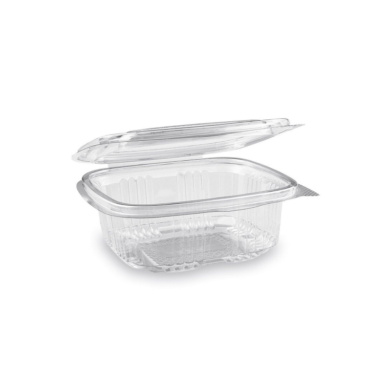Hinged lid container PP 375ml 50pcs
