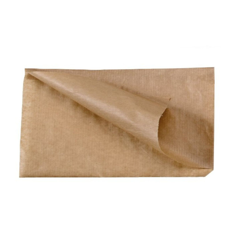 Dviejų pusinių atvirųjų popieriaus maišeliai 34x8.5cm juodosios spalvos