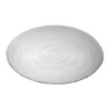 Plate CIRCLE D31.5cm glass clear