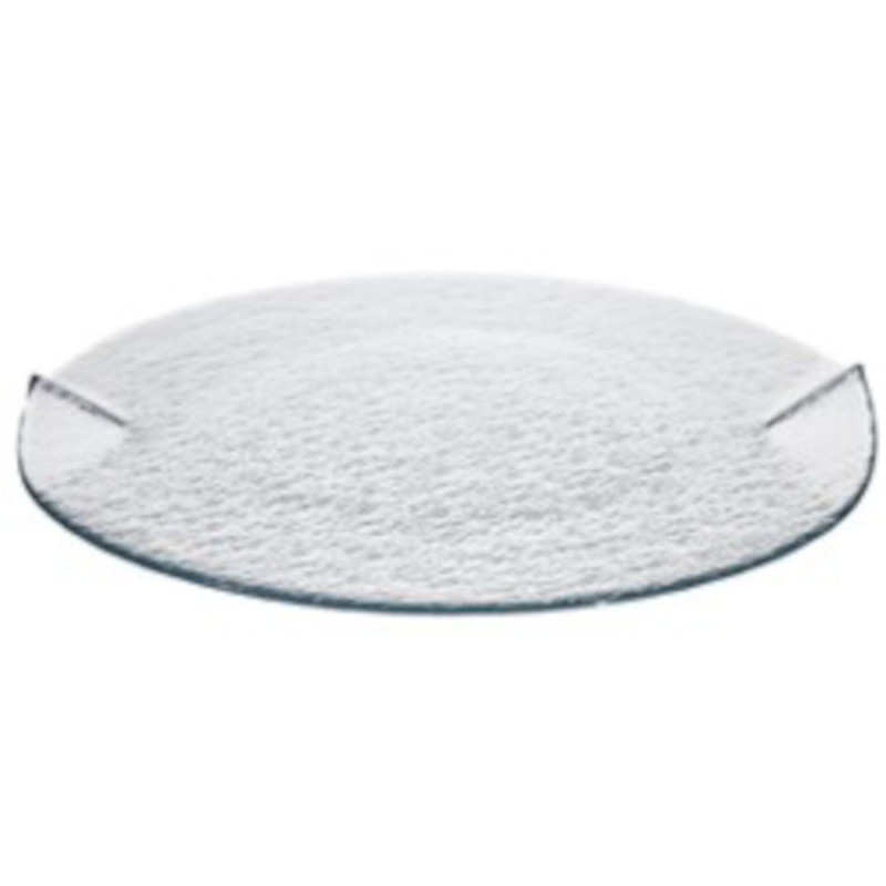 Plate ESTONIA D36cm glass clear