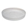 Plate ASOS D33cm glass alabaster white