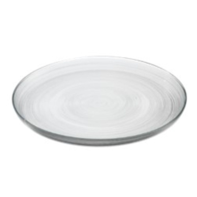 Plate CIRCLE D33cm glass clear