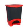 Waste bin 25L PP with pedal 35x29xh-45cm LYON 3 colors mix