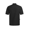 Chef jacket, black, XL size, short sleev