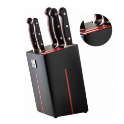 5-pcs knife block set...