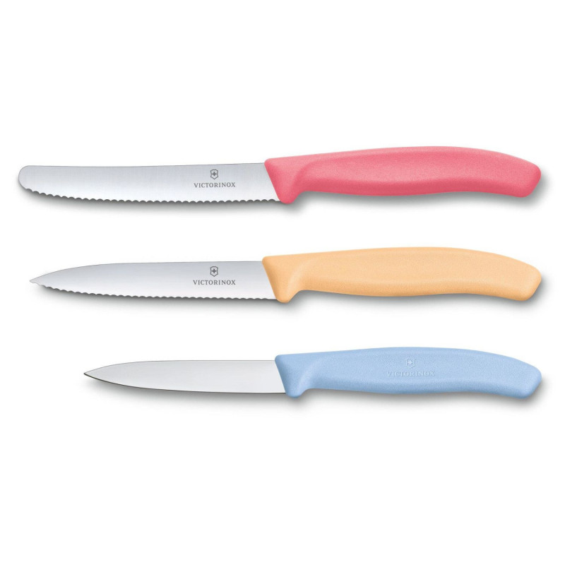 Paring Knife Set, 3 pcs., fresh colors