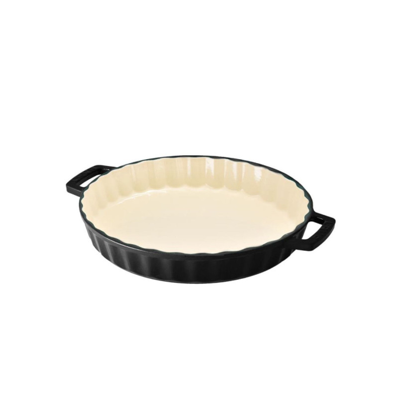 Baking tray cast iron LAVA D30cm 2.72L black/black