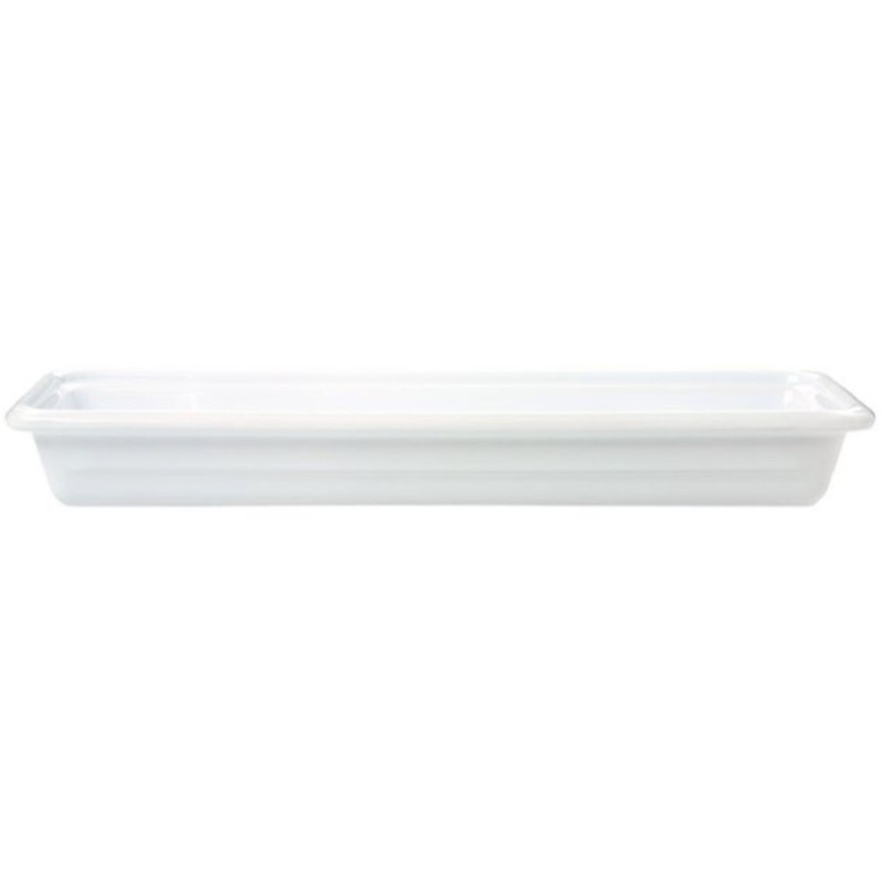 Dish RECTON GN2/4 h-6.5cm, white