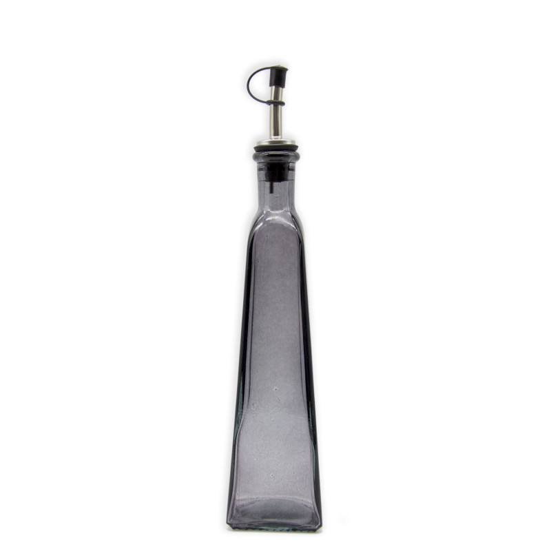 Pudele ar geizeri eļļai PIRAMIDE 350ml t.pelēka