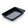Food pan 20x15x4cm black