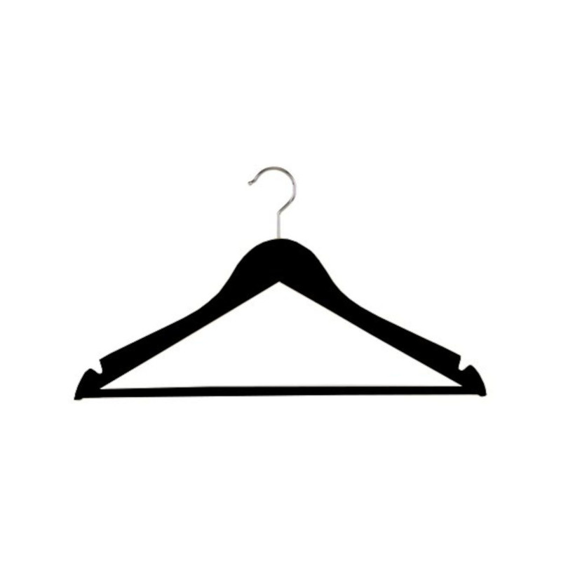 Medinė kabykla BASIC 44cm juoda