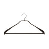 Hanger metal BODYFORM 42cm black rubber coated