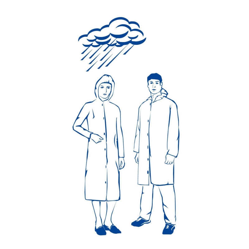 Robes with hood 10pcs