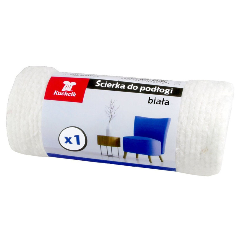 Floor cloth 30x58cm white