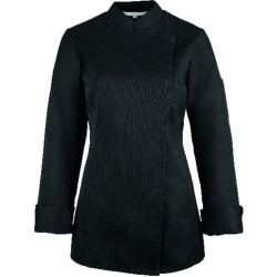 Chef jacket black woman...