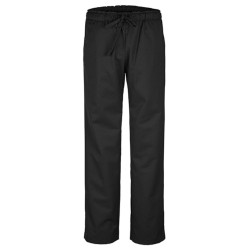Elastic trousers size M black