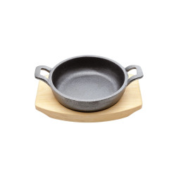 Pan with handles on a...