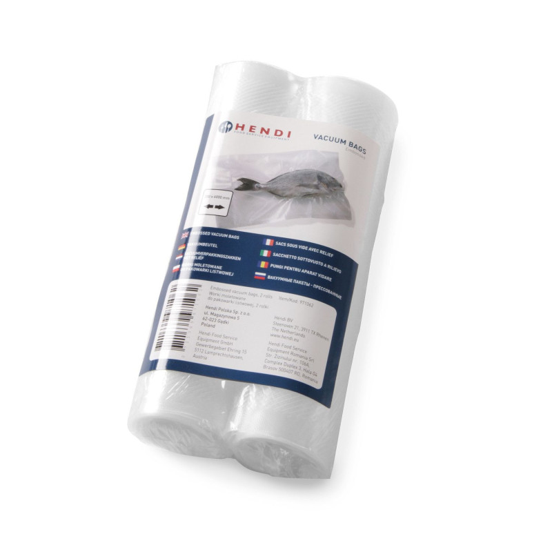 Embossed vacuum bags 200x6000mm, set of 2