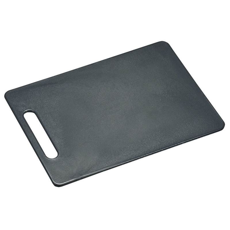 Cutting board plastic 34x24x0.6cm grey