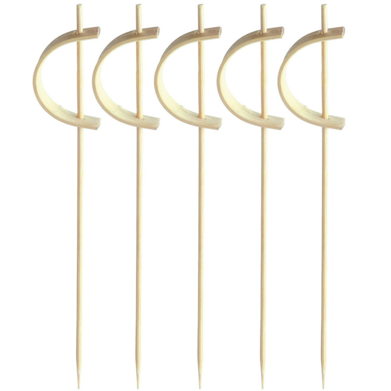 Dekorororbullid bambus 12cm 40gab pruun SWORD