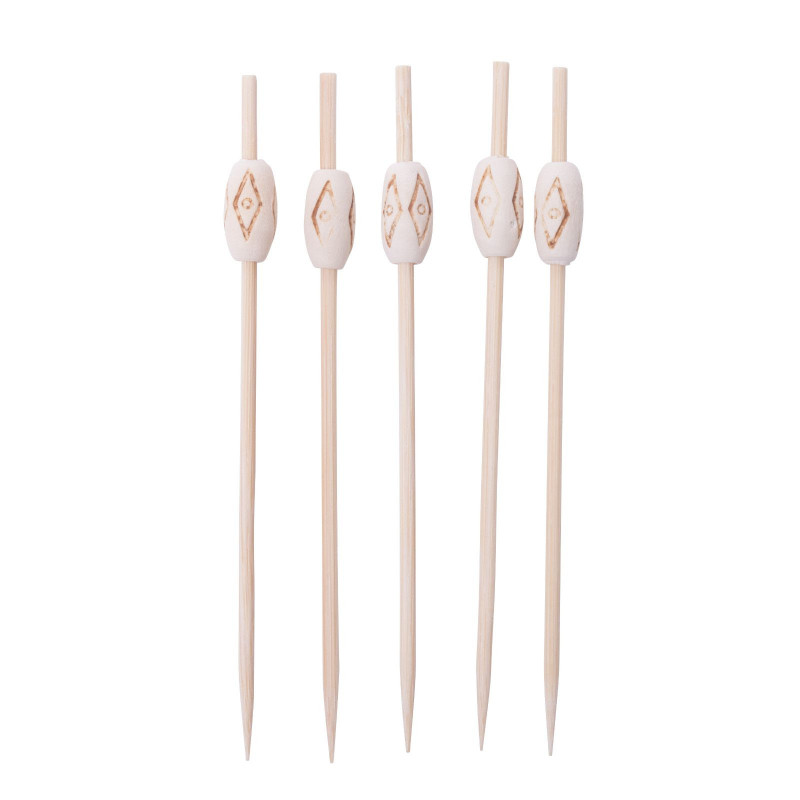 Bamboo Deco picks "Indian" 10.5cm 80pcs