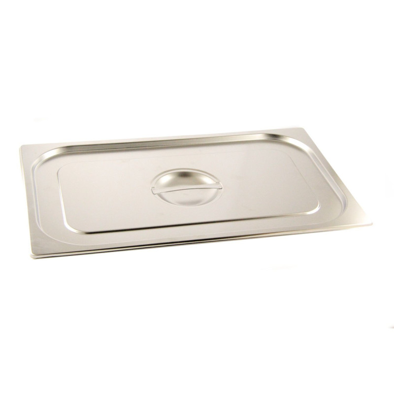 Lid for GN 1/1 with place for ladle s/s