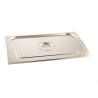 Lid for GN 1/1 with place for ladle s/s