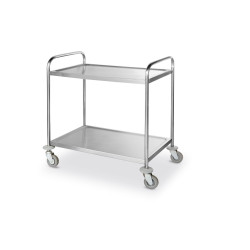 Trolley with 2 shelves