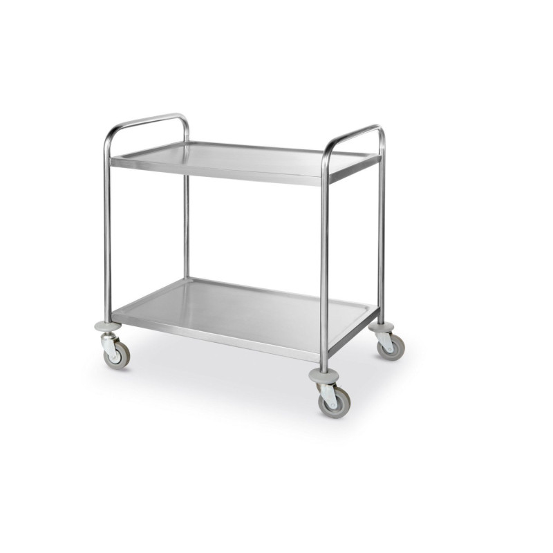 Trolley with 2 shelves