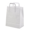 Paper bag with handles 26x14x32cm white