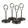 Держатели карты таблицы 4pcs Black Ø 5 см H-10,5 см + 20 карт
