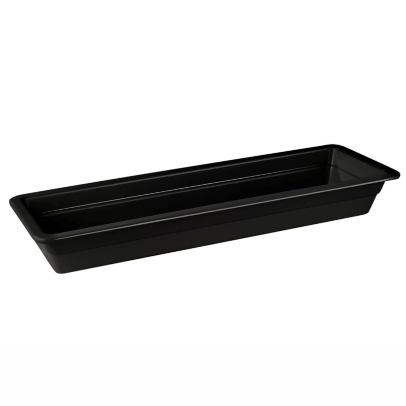 Dish GN2/4 melamine h-65mm black