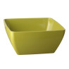 Bowl PURE melamine 25x25cm h-12cm green
