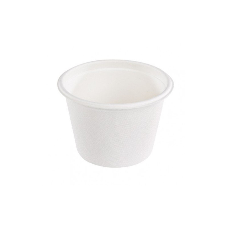 Fiber soup bowl Natural 350ml 50pcs