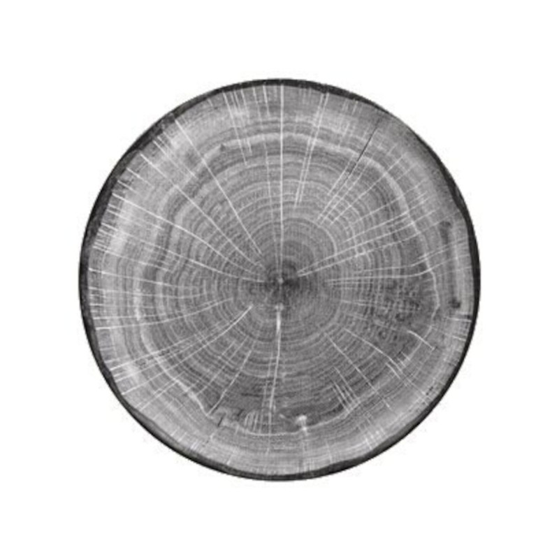 Šķīvis WOODART ø29cm pelēks