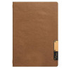 Nature style menu holder - natural waterproof fiber menu card, A4, 1 double insert included, which displays 4x A4, brown