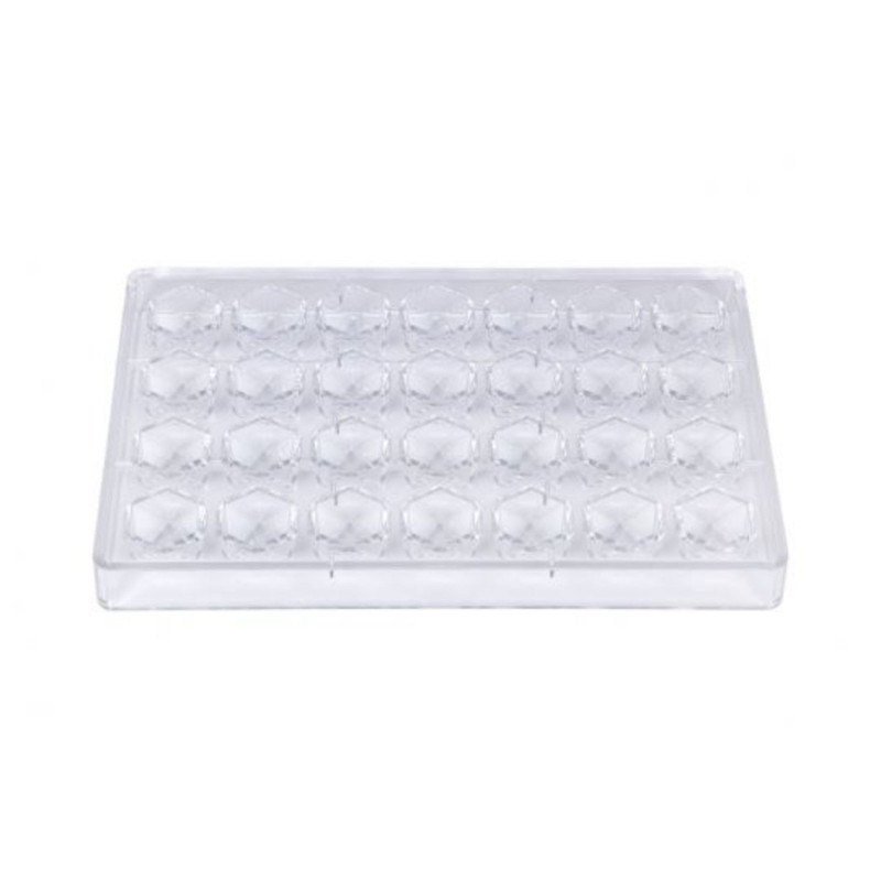 Šokolaadi kujul polycarbonate 27x31 h-18mm 28x9.5g MODERN BON