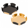 Paper pad D8cm 200pcs gold/black