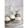 Paper cupcake liners Soccer 50 pieces Maxi D 5/7 cm / H 3 cm