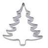 Christmas tree cookie cutter, stainless steel, 6.5cm