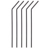 Paper Flexstraws D0.6 h-24cm 100pcs Black
