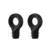Bottle Stopper Black Set of 2