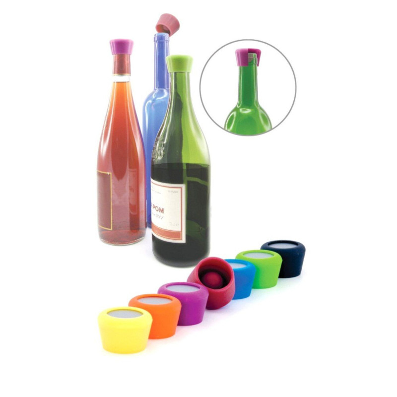 Silicone wine stoppers 2pcs