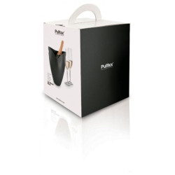 Ice bucket black 21.5x24.5cm