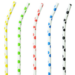 Paper Flexstraws "Dots"...