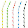 Paper Flexstraws "Dots" D0.6 h-24cm 100pcs