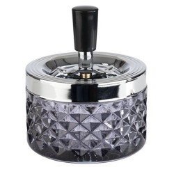 Ashtray -PUSH- D9.5cm...